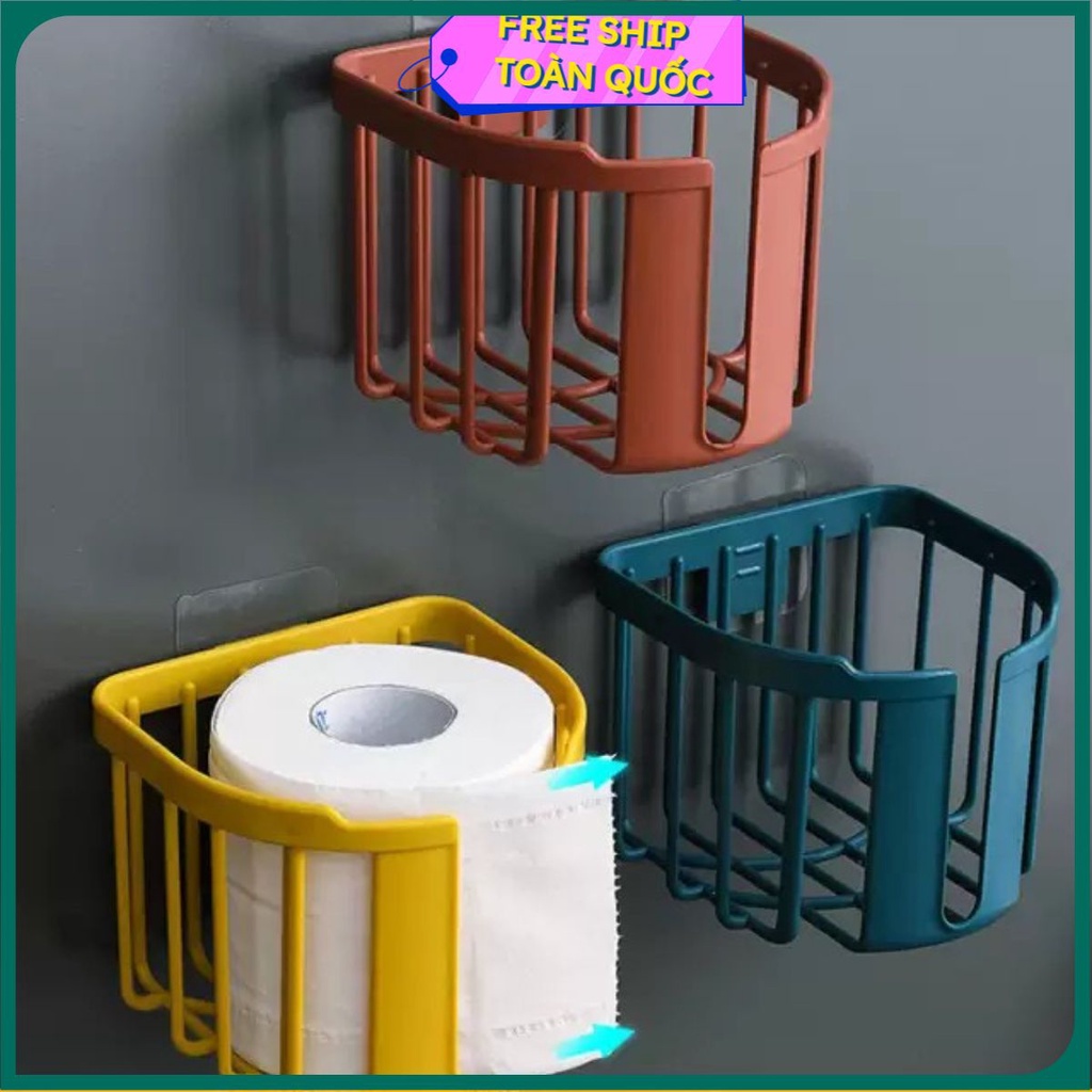 PVN25063 Giỏ đựng đồ đa năng giấy vệ sinh dán tường T2 .