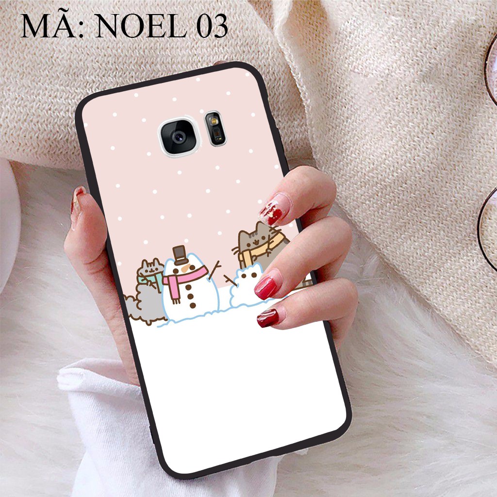 Ốp lưng Samsung S7 Edge viền dẻo TPU BST Giáng Sinh Vui Vẻ