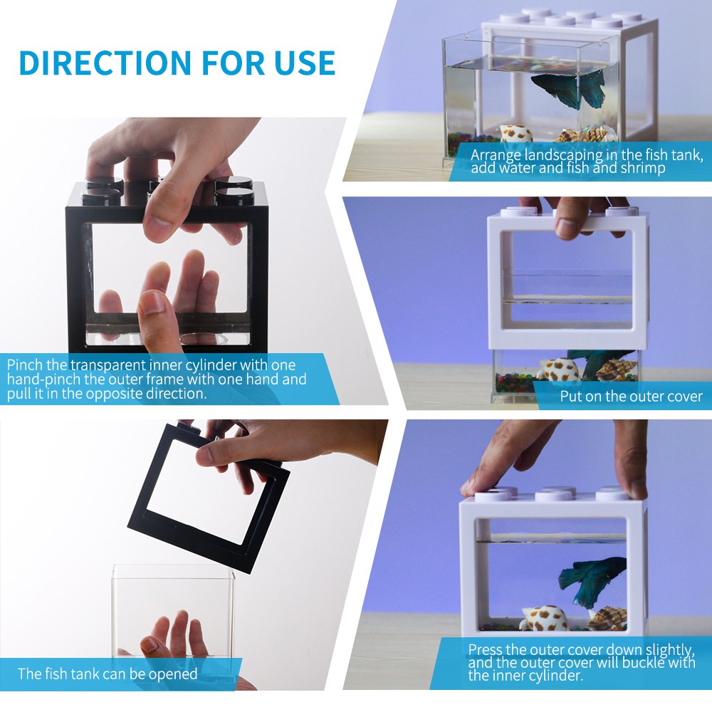 Bộ Đồ Chơi Lắp Ráp Bể Cá Mini