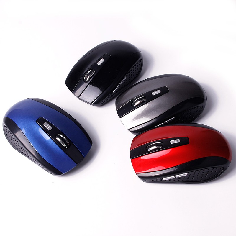 Chuột quang không dây 2.4GHz + đầu nhận USB 2.0 cho Laptop / PC