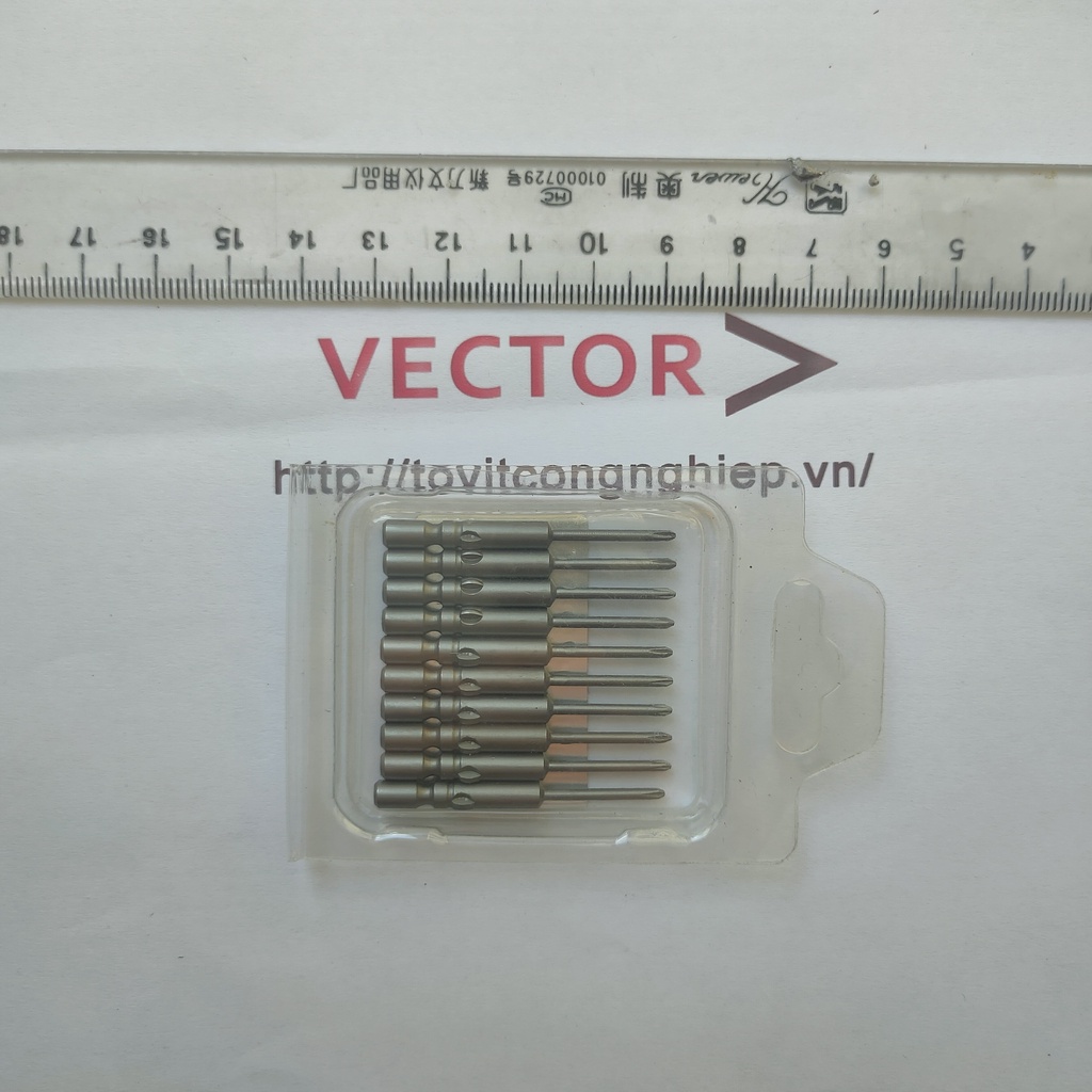 10 mũi vặn vít Ø4*40*Ø1.6*20*00# (ph00)