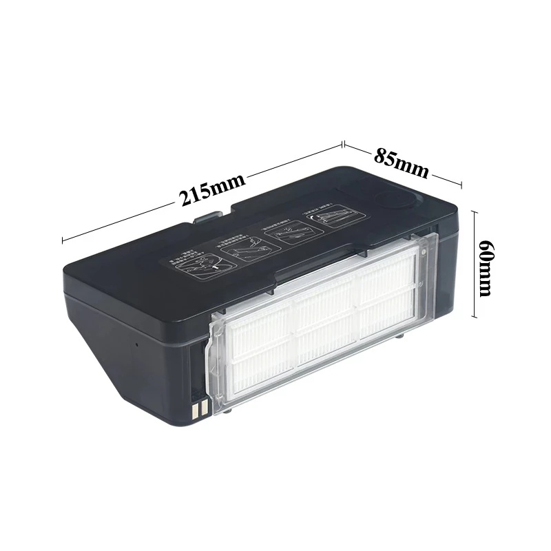 cho XiaoMi Mijia Lau P STYTJ02YM 3C / Viomi V2 PRO V3 Người máy Hộp đựng bụi hai trong một Phụ kiện Hepa  bộ lọc Phụ kiện