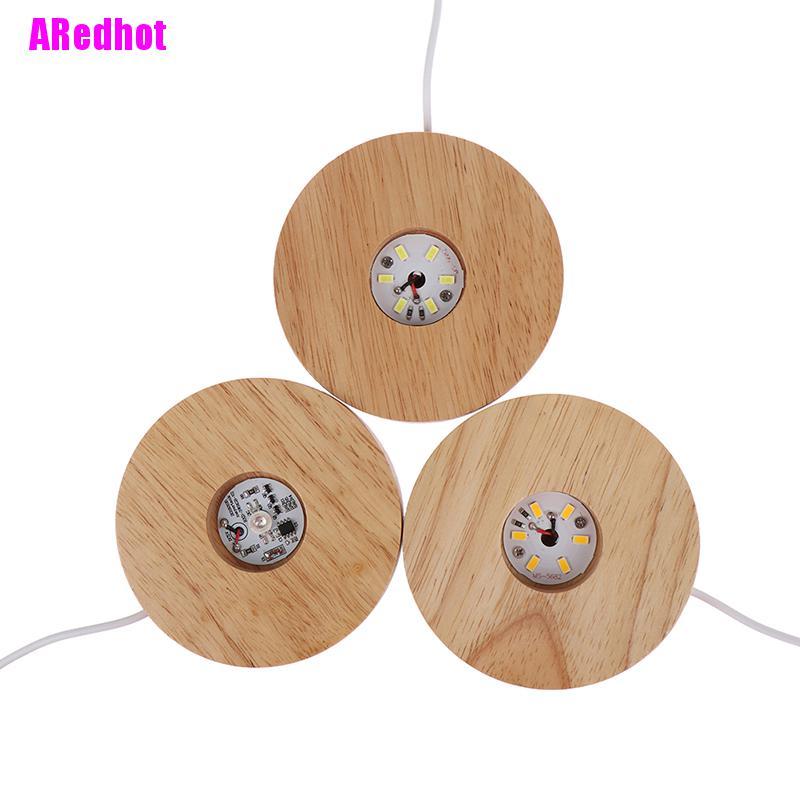 Đế Gỗ Trưng Bày Đèn Led / Nghệ Thuật 3D