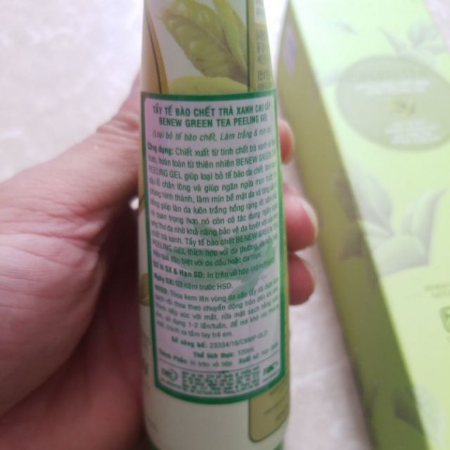 Tẩy tế bào chết trà xanh Benew Green tea peeling gel