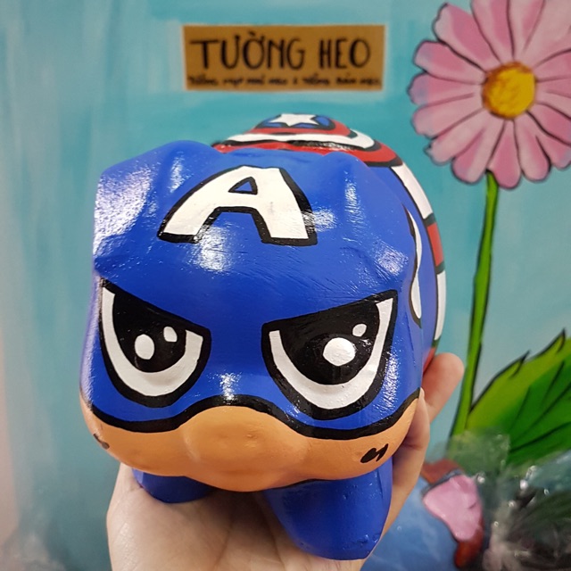 Heo đất handnade - Captain America