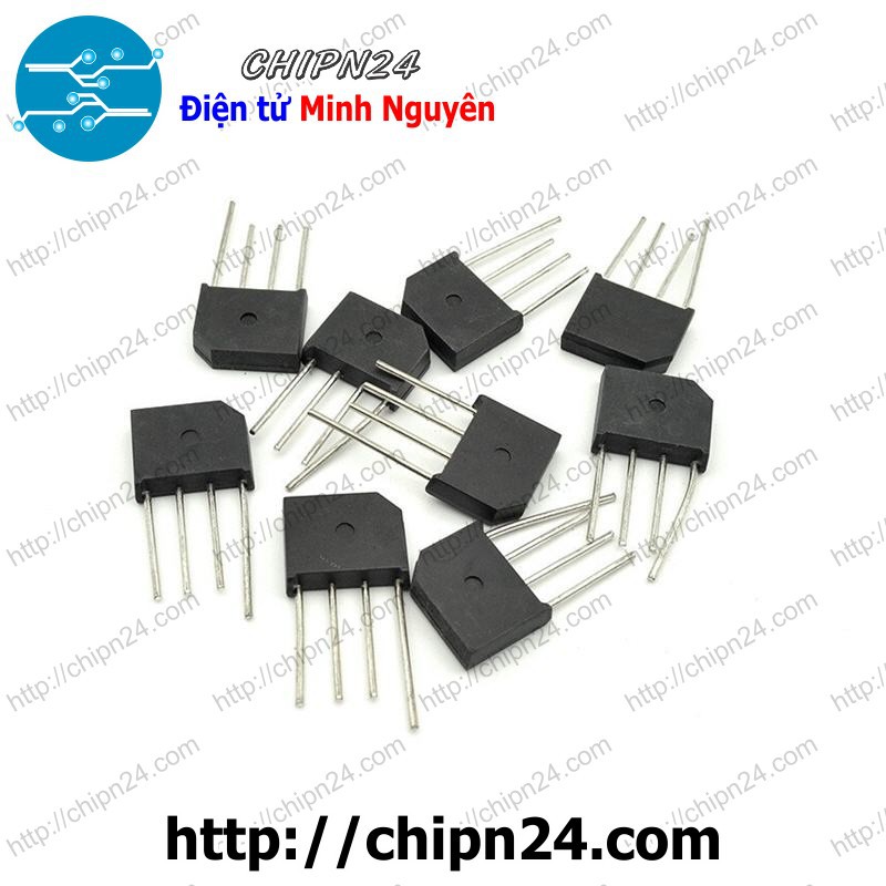 [3 CON] Cầu Diode KBP307 3A 700V (3A dẹt)