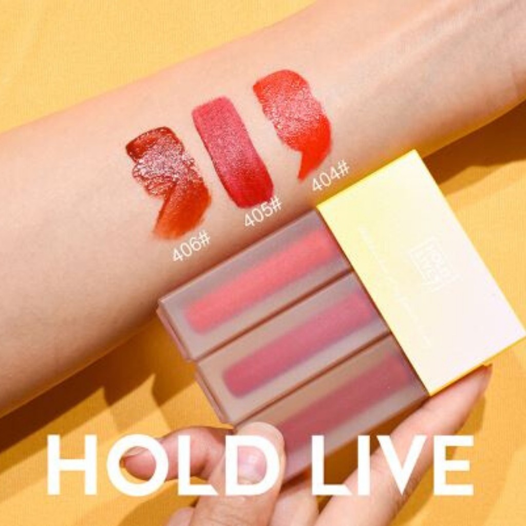 Set Son HOLD LIVE 3 Cây Tricolor Fog_Bellacosmetics