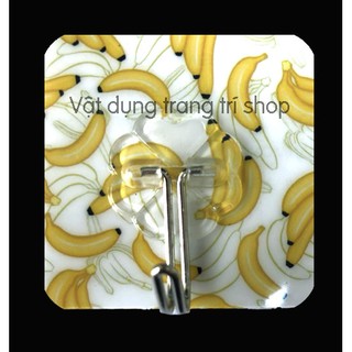 Bộ 10 móc dán tường họa tiết ( 1 bộ 10 móc )