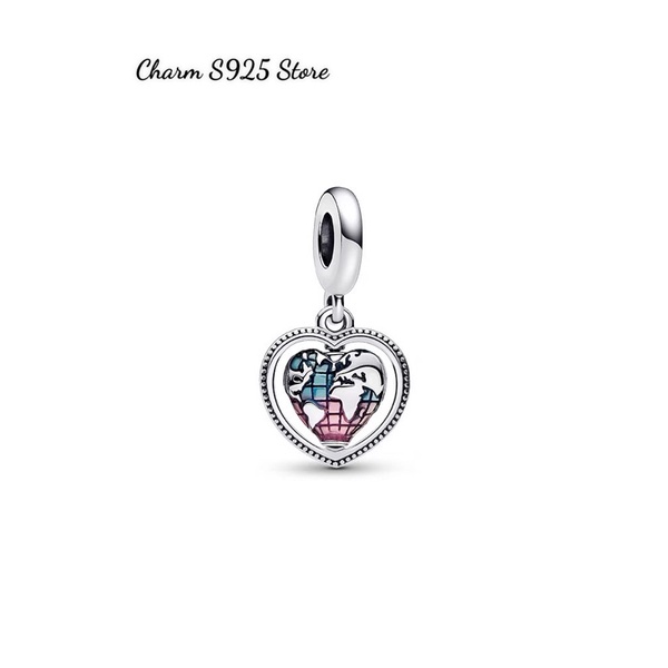 CHARM PAN ALE BỘ SƯU TẬP MỚI DISNEY POOH BẠC S925 THUẦN KHIẾT HÀNG CAO CẤP