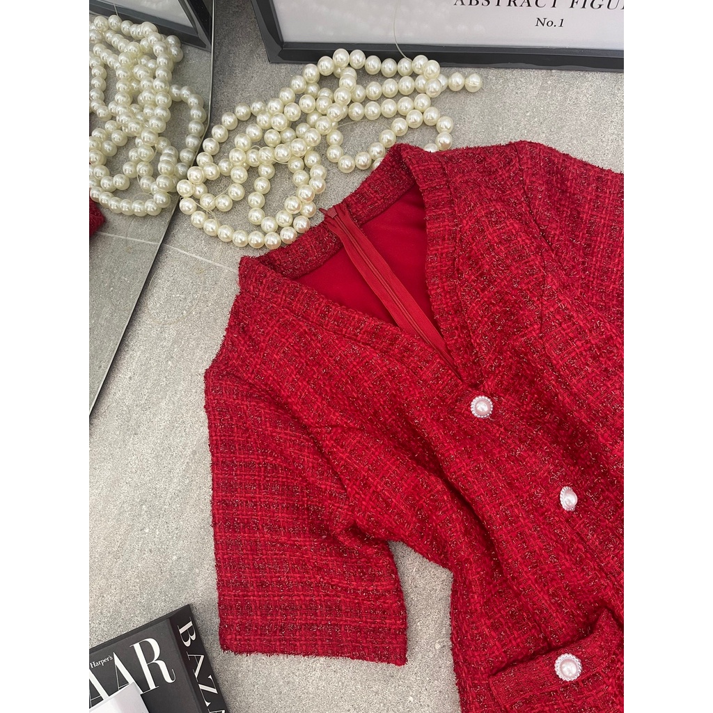 ĐẦM BỐ ĐỎ CỔ V