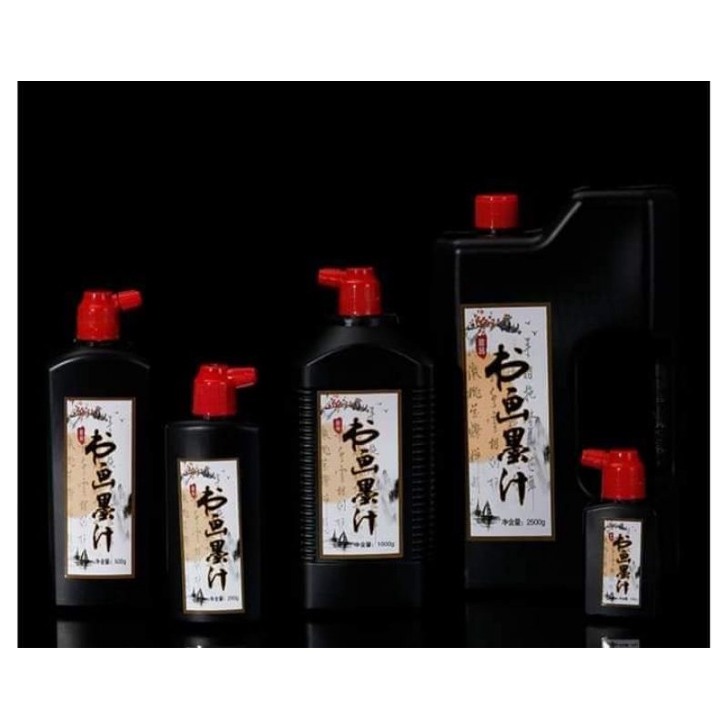 Mực tàu 250ml màu đen