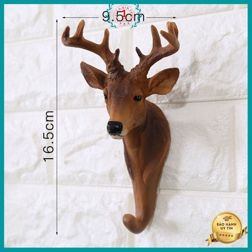 móc treo hình động vật loại kích thước lớn hình 3D chi tiết cao , vật liệu Nhựa và kim loại siêu chắc Qbinshop maitoshi