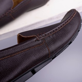 GIÀY DA NAM GEOX LƯỜI NÂU