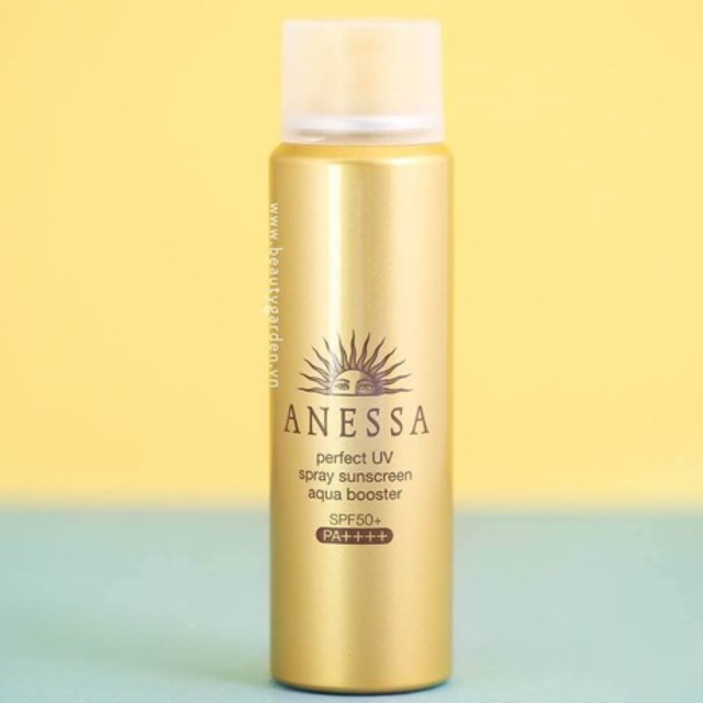 Xịt chống nắng Anessa Nhật - Tặng Son 3CE