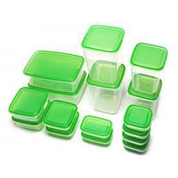SET 17 HỘP ĐỰNG THỨC ĂN BỎ TỦ LẠNH CÓ NẮP ĐẬY KÍN AN TOÀN (HOT)