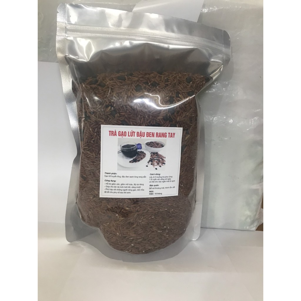 150R TRÀ GẠO LỨT HUYẾT RỒNG ĐẬU ĐEN RANG TAY THƠM NGON | BigBuy360 - bigbuy360.vn