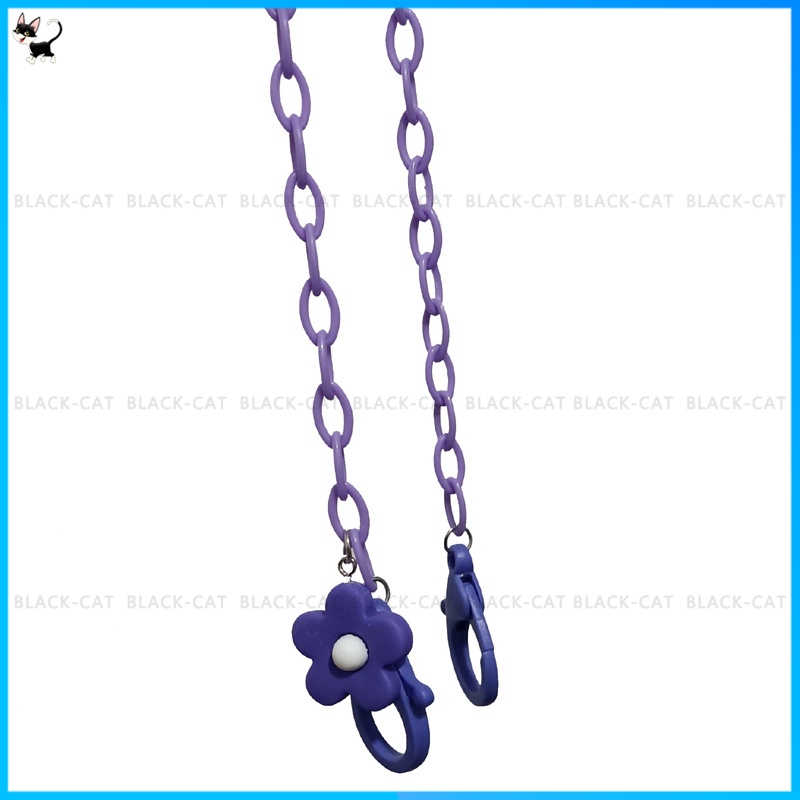 Dây Đeo Mắt Kính Chống Thất Lạc Bằng Acrylic Họa Tiết Hoa Dễ Thương