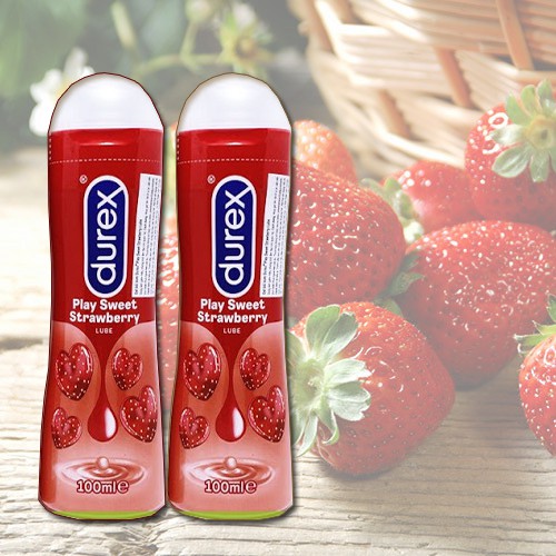 Tăng Khoái Cảm Cho Nữ Với Gel bôi trơn hương dâu Durex Strawberry 100ml