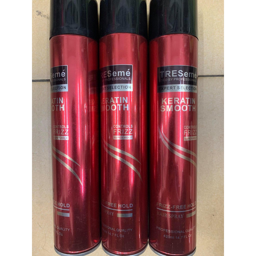 Gôm xịt tóc Tresemme Keratin Smooth hair spray