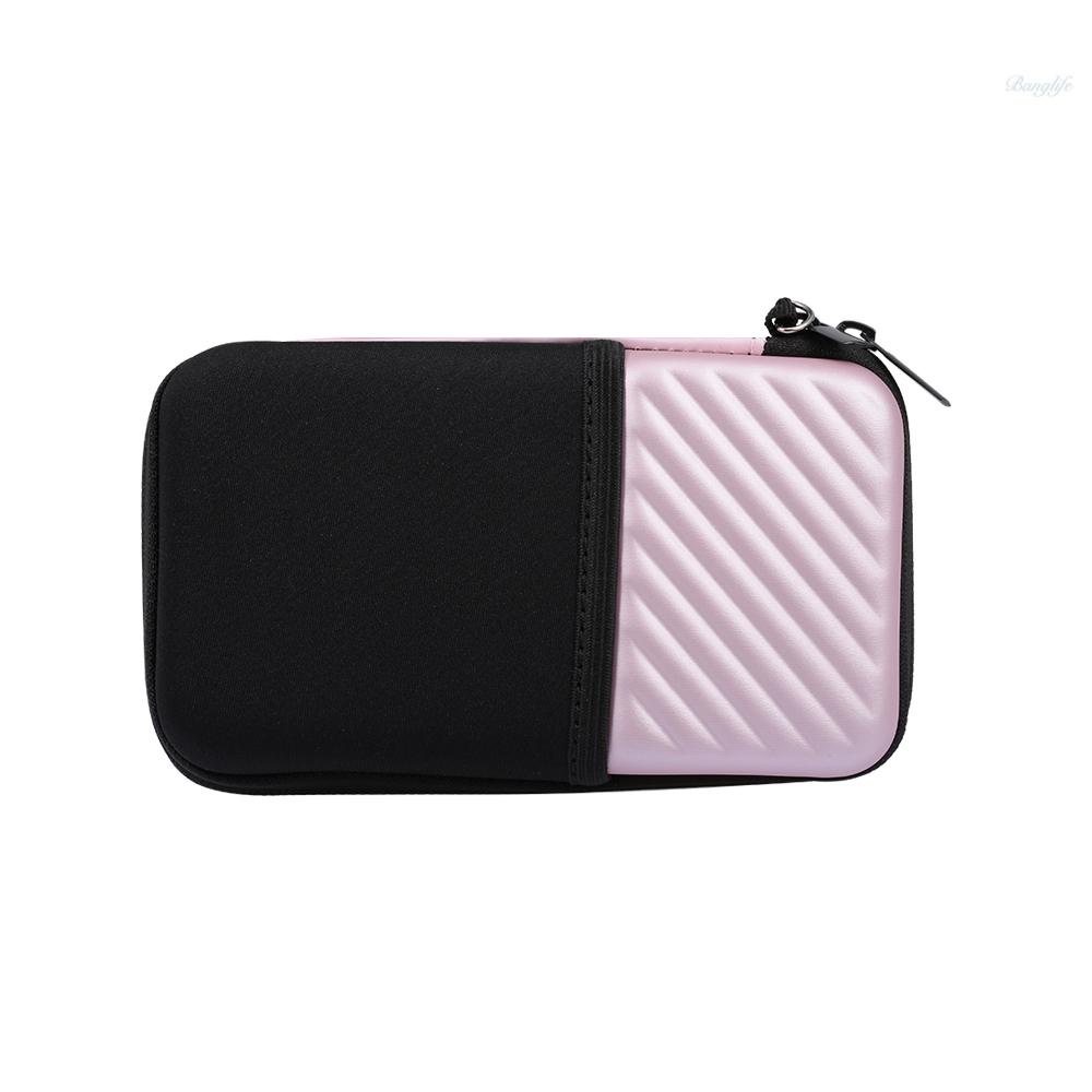 Túi Đựng Ổ Cứng Di Động Bằng Eva Chống Sốc Màu Hồng