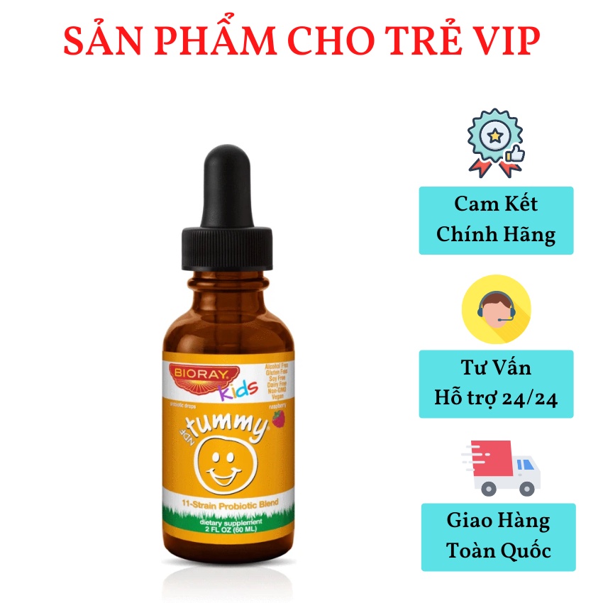 Tummy Bioray Kids tăng cường khả năng nói và giao tiếp của bé hiệu quả ( dung tích 60ml )
