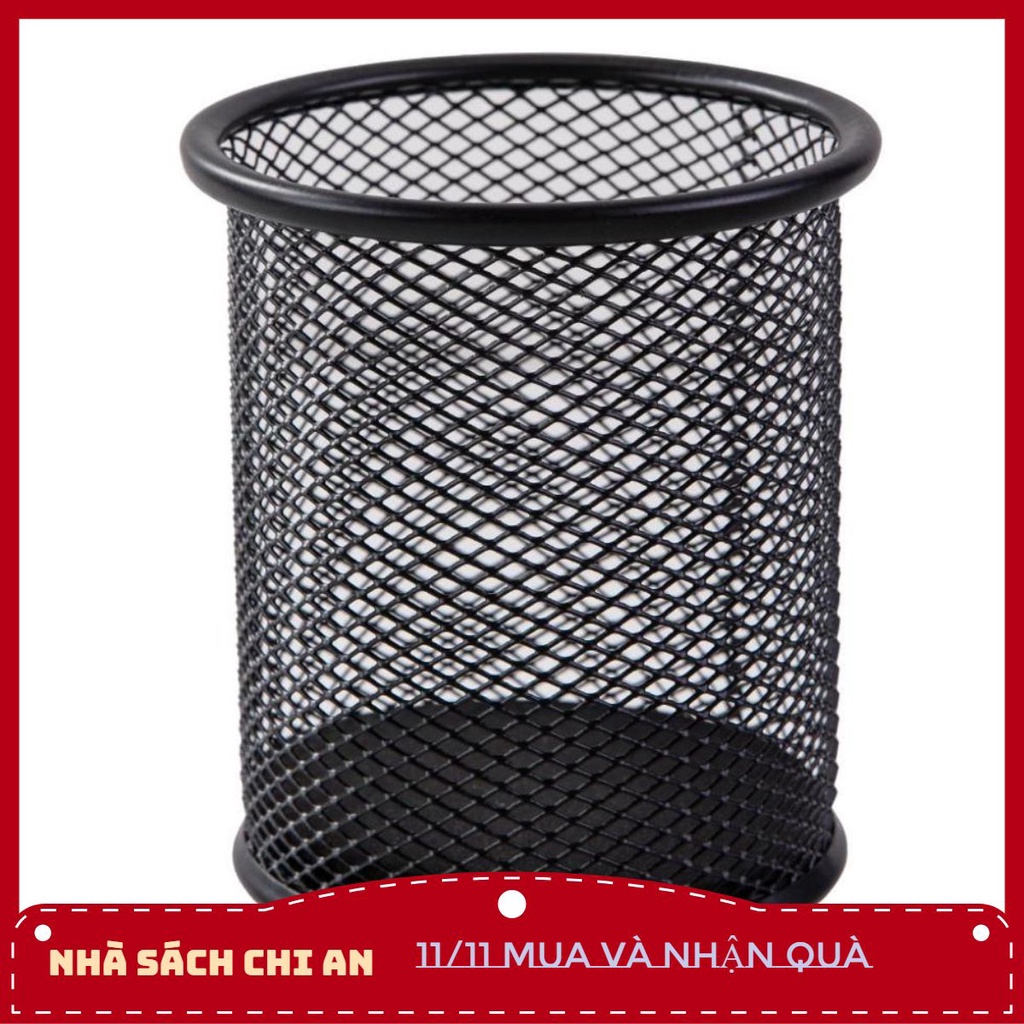 [Deli] Cốc cắm bút Deli, Đen - 1 chiếc - E9172