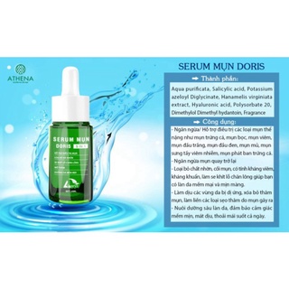 Serrum mụn Doris [Loại bỏ mụn cám, đầu đen, mụn mủ...]