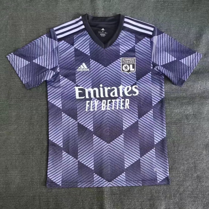 Áo Bóng Đá Ngắn Tay Size S-XXL 22-23 Lyon II Chất Lượng