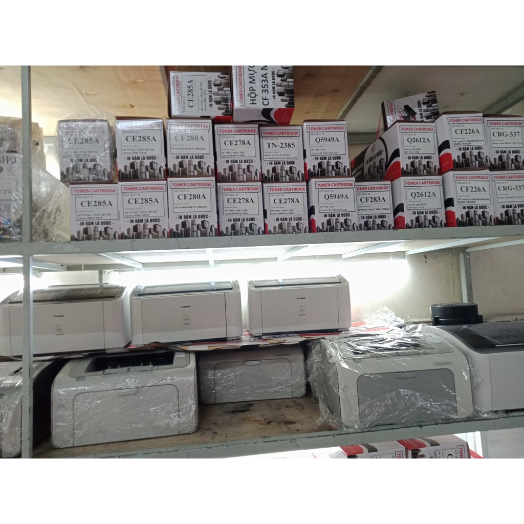 Máy in canon LBP 2900 sử dụng Hộp mực nào tại đường Nguyễn Thái Bình, Huỳnh Tấn Phát, Nguyễn Du tp HCM - Hộp mực 12A