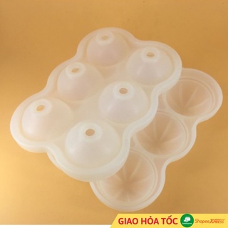 Khay làm bánh mochi bằng silicon 6 ngăn