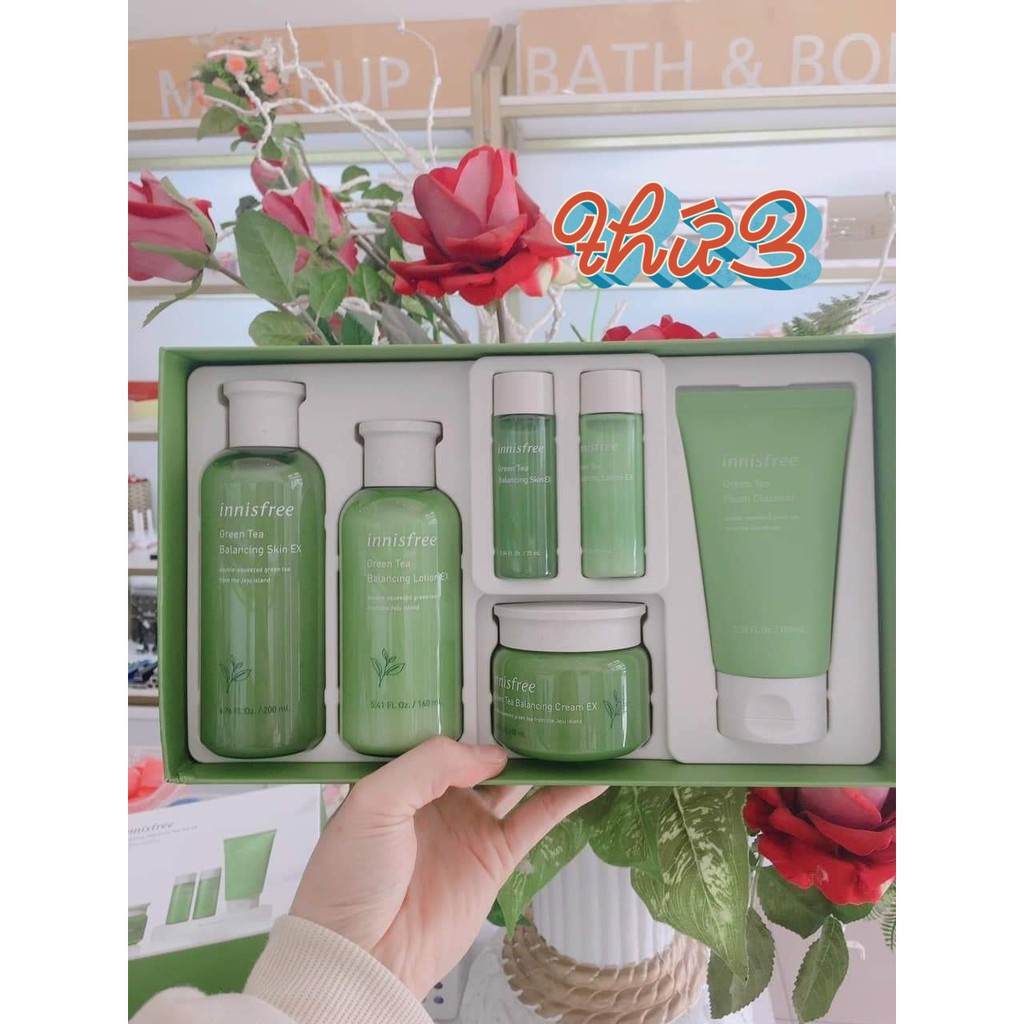  [ Hàng Chính Hãng ] Bộ dưỡng da 6 món Innisfree