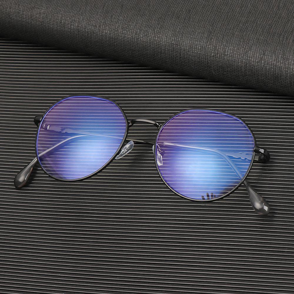 Okdeals kính cận thị siêu nhẹ khung tròn kim loại high-definition eyeglasses