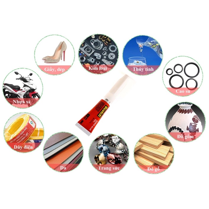 Keo đa năng siêu dính 3M Scotch AD113. Dán giày dép, gỗ, nhựa, cao su, gốm sứ,.. Dính siêu chắc, khô nhanh