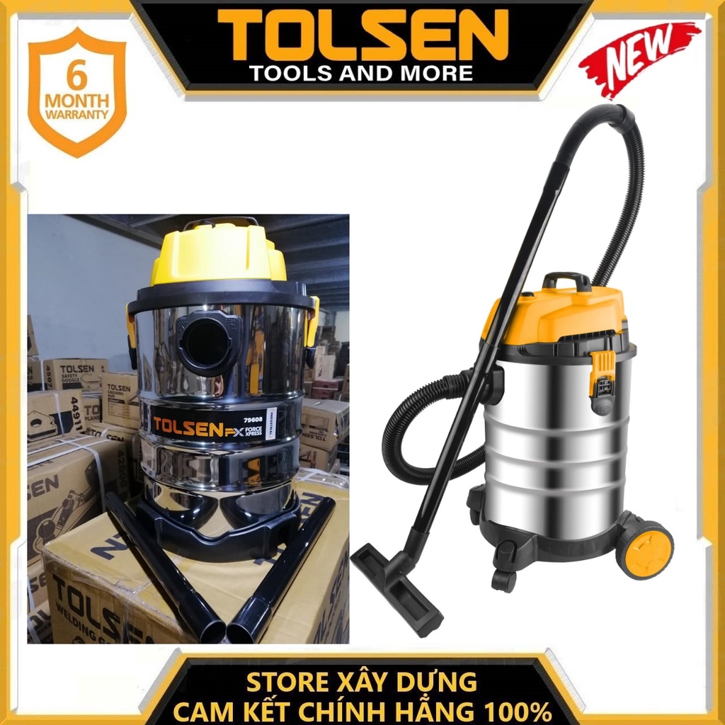 MÁY HÚT BỤI 1200W TOLSEN 79608 - HÀNG CHÍNH HÃNG