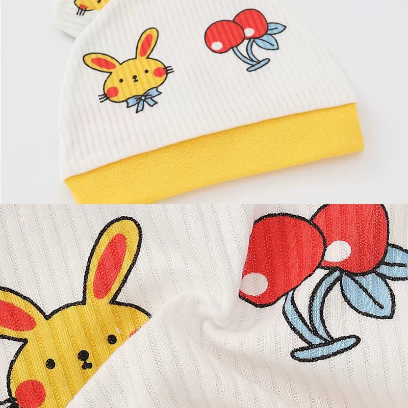 Set 2022 Găng Tay Và Nón Vải Cotton Họa Tiết Hoạt Hình Cho Bé