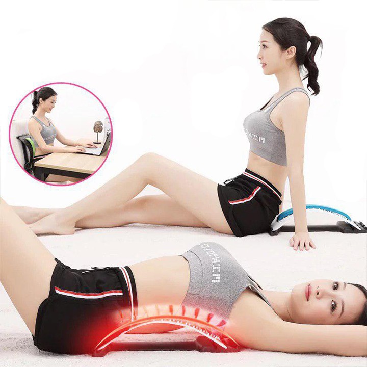 Khung nắn chỉnh cột sống lưng, massage lưng, trị đau mỏi, thoát vị đĩa đệm