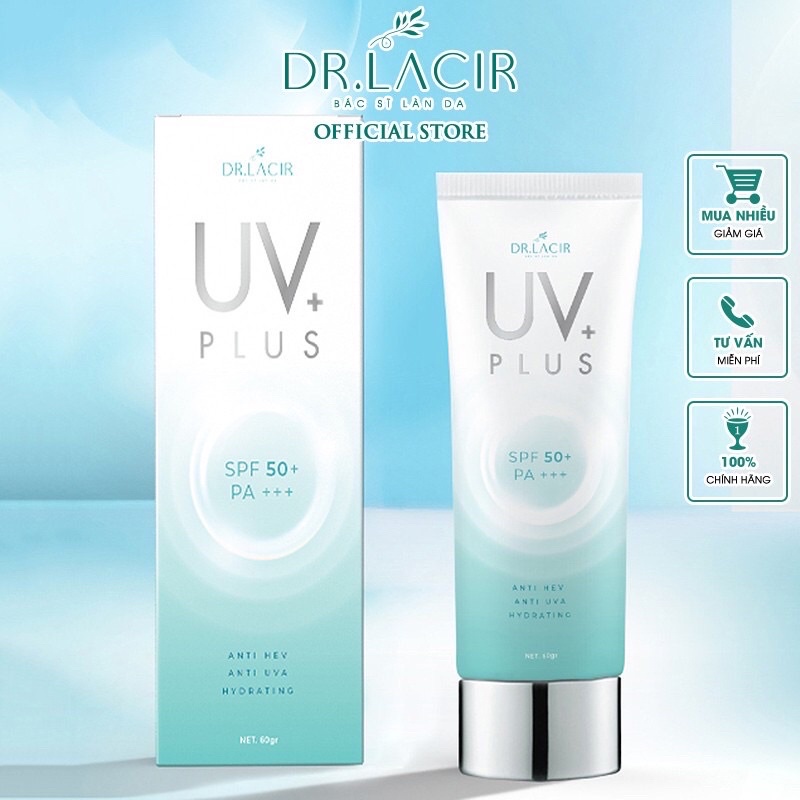 Kem Chống Nắng Sinh Học UV PLUS Dr Lacir 60ml