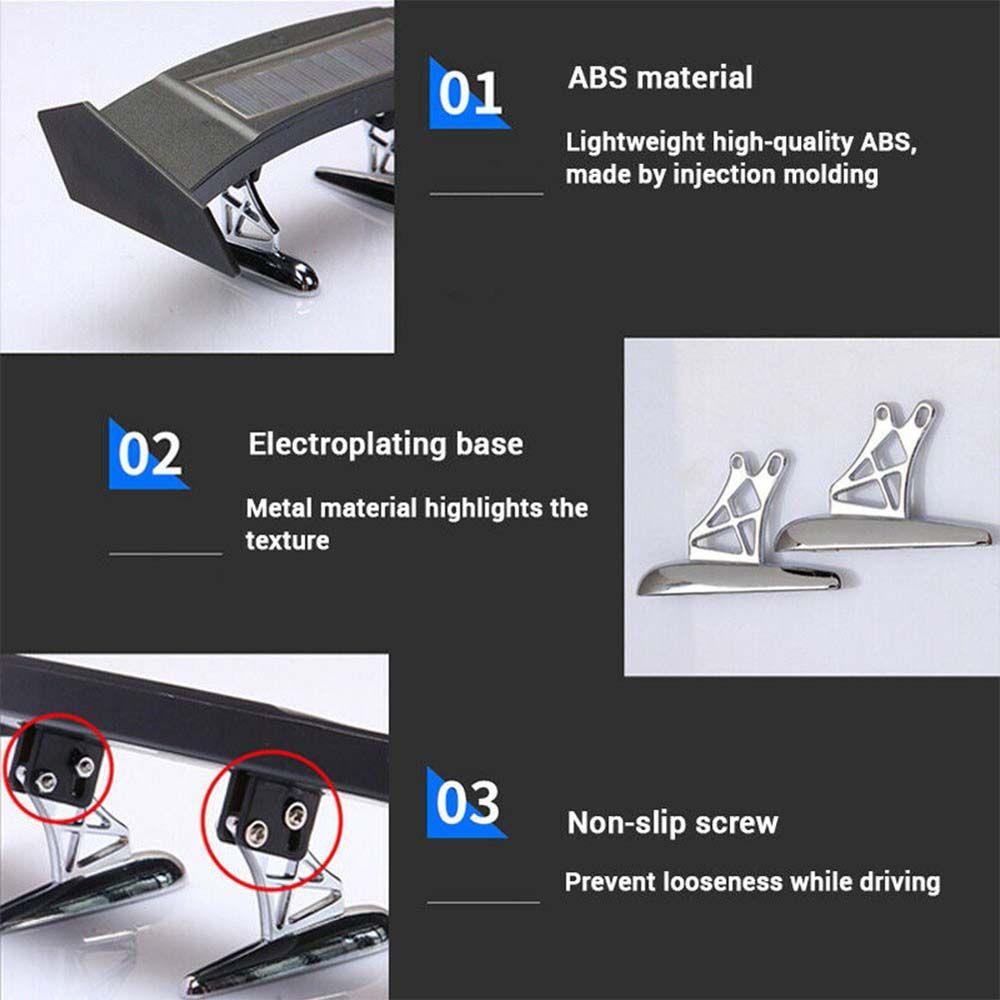 Đèn LED Cảnh Báo Mini Bằng ABS Độ Sáng Cao Gắn Đuôi Xe Hơi