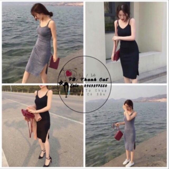 Đầm xẻ tà