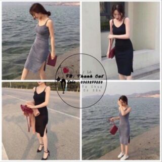 Đầm xẻ tà