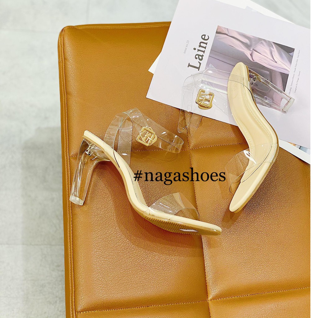 GIÀY CAO GÓT NAGASHOES QUAI TRONG 9CM NAC175