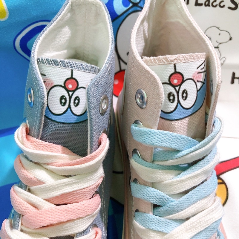 Giày cổ cao doraemon size 35-40