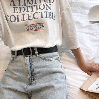 thắt lưng nữ đai vuông đơn giản dễ phối đồ