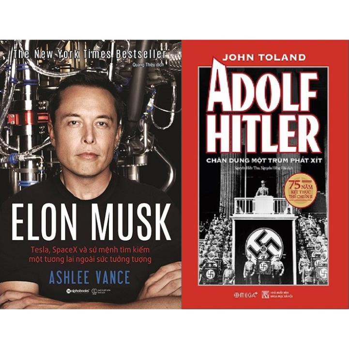 Sách AlphaBooks - Combo Elon Musk + Adolf Hitler - Chân Dung Một Trùm Phát Xít - Nhiều Tác Giả