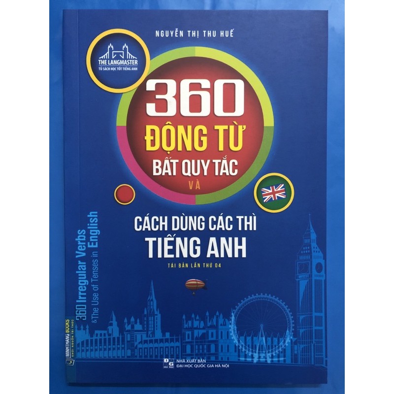 Sách- 360 Động từ bất quy tắc và cách dùng các thì tiếng anh