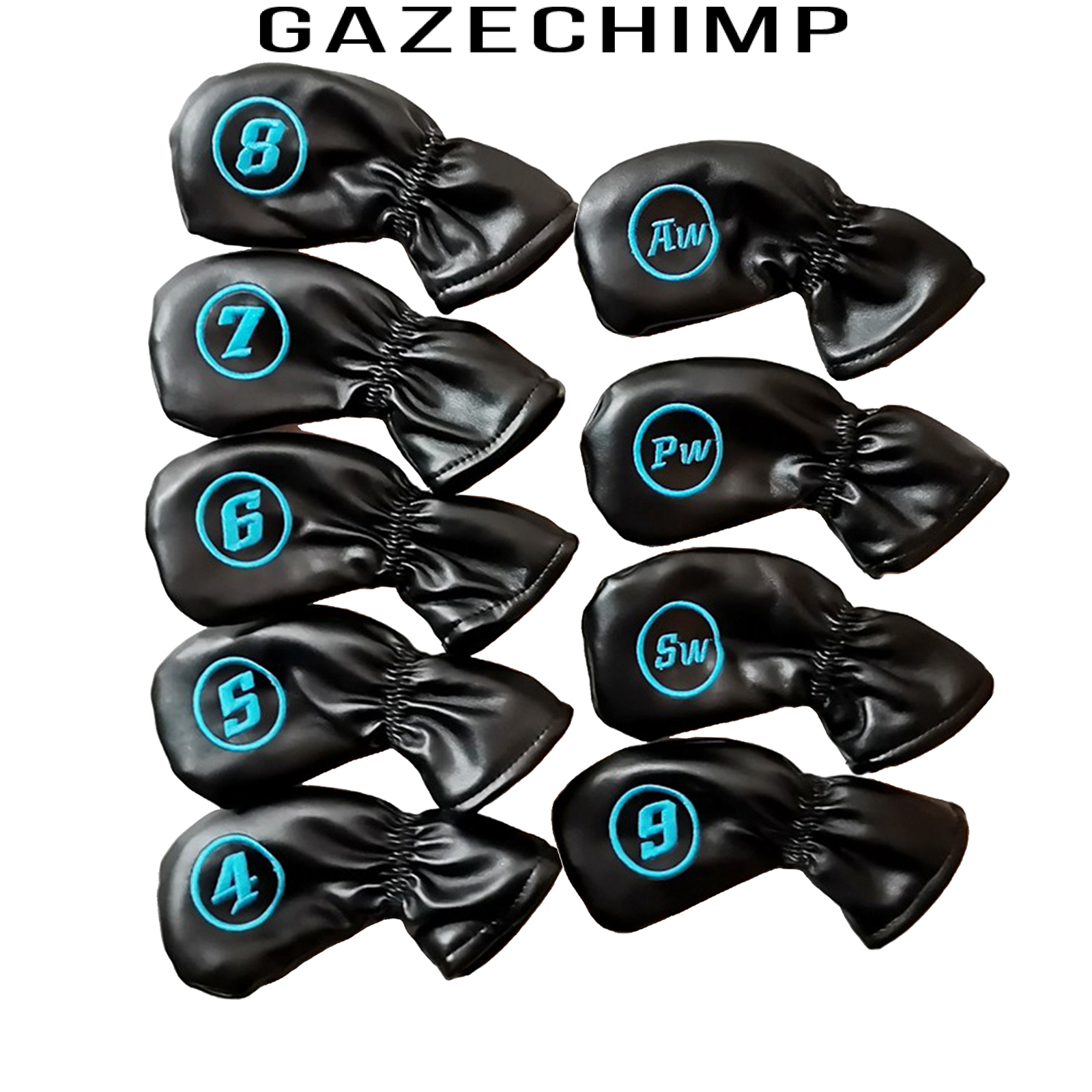 MIZUNO Set 9 Vỏ Bọc Bảo Vệ Đầu Gậy Đánh Golf Chuyên Dụng Chất Lượng Cao