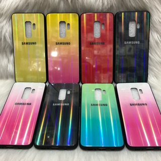 Samsung Galaxy S9 Plus (+) Ốp lưng mặt kính cường lực 7 màu cao cấp