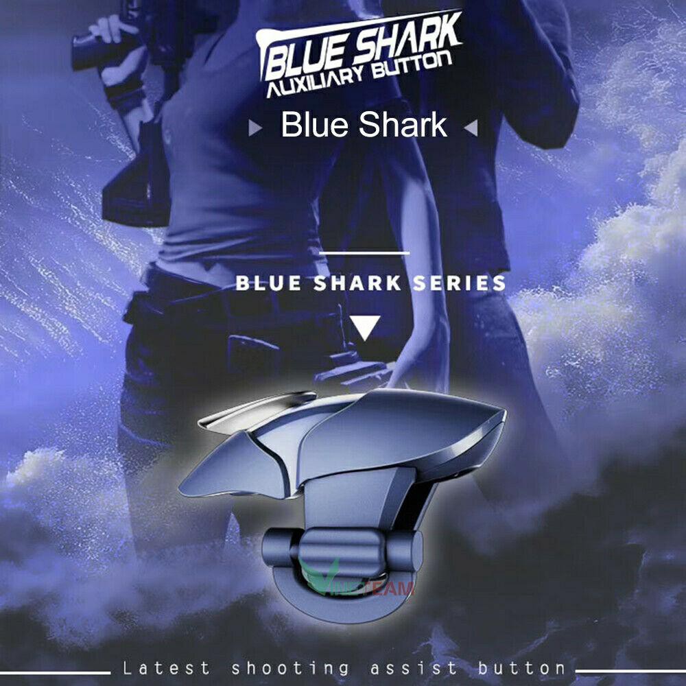 (Cực Nhạy) Nút bắn Pubg Freefire Blue Shark - Nút bấm Pubg Phụ kiện chơi Pubg Mobile -dc4111