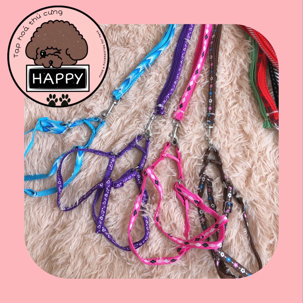 Dây dắt yếm Zichen cho chó mèo - Dây dắt chó mèo [Ảnh thật] [Có sẵn] - Tạp Hóa Thú Cưng Happy