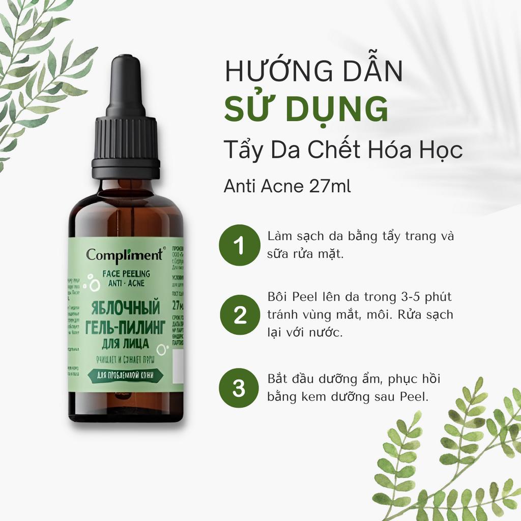 Tẩy Da Chết Hoá Học Peel Da Compliment Anti Acne Làm Sạch Và Sáng Da 27ml